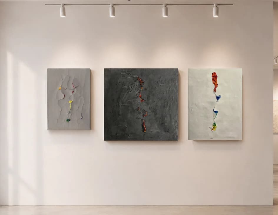 Works by Polina Bortina on display